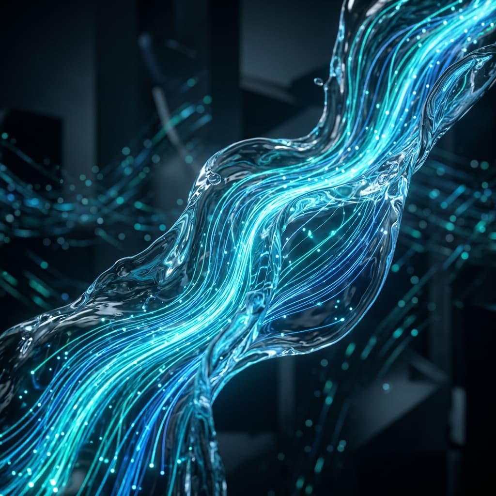 Fondo de agua y tecnología